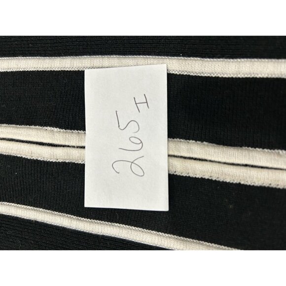 Villager Liz Claiborne Black Zip-Up Cardigan Sweater Size S Modest Minimalist - Picture 9 of 10